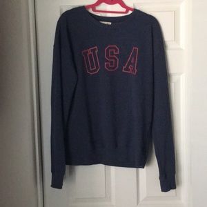 Navy and Red 'USA 'pull over